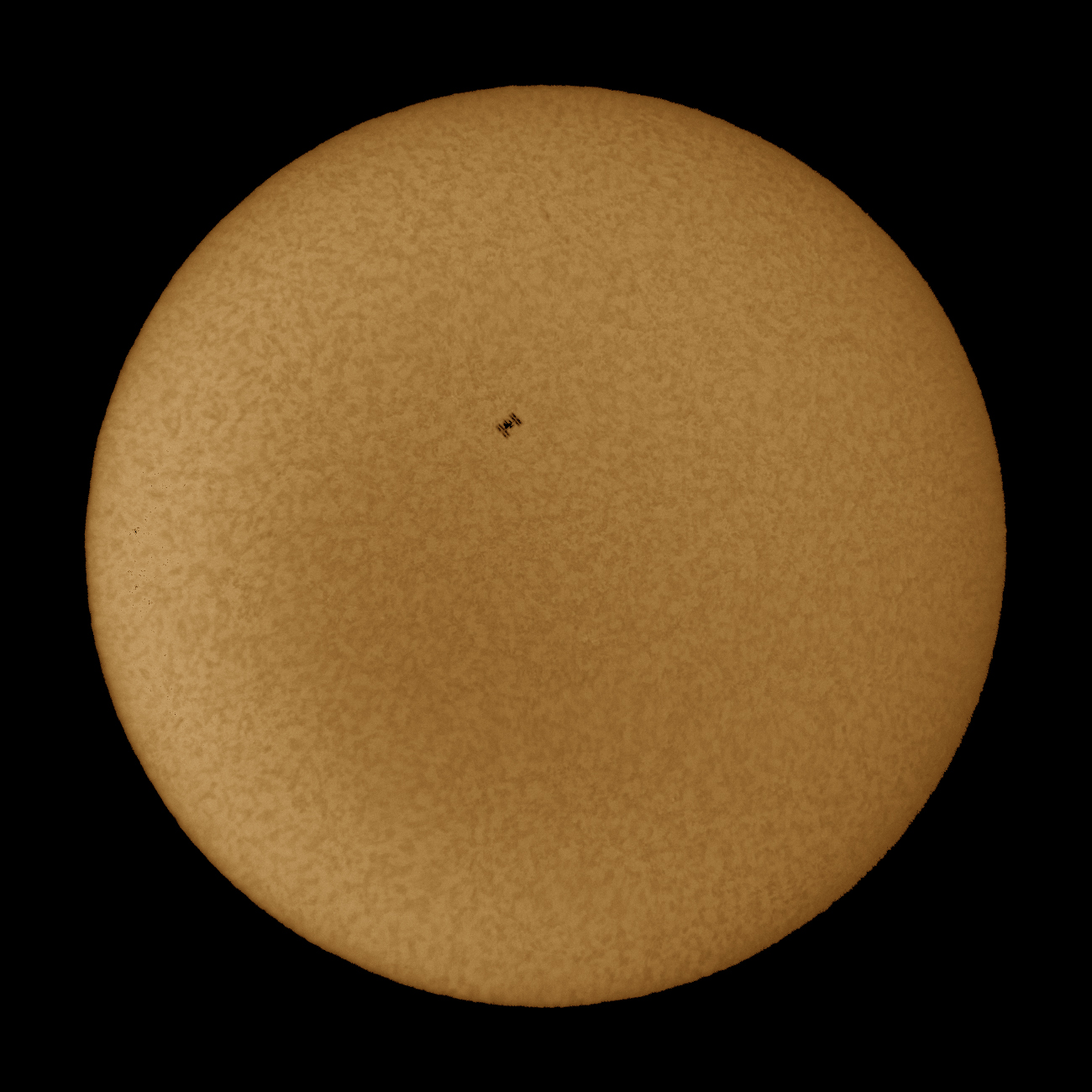 Solar-ISS transit